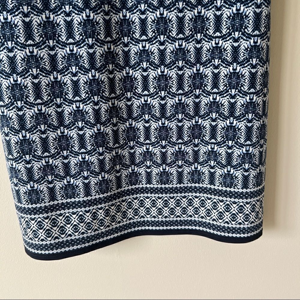 Max Studio Navy/White Sheath Dress Size Extra Small‎ - Picture 5 of 7